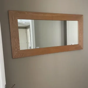 Oak surround mirror - Image 4