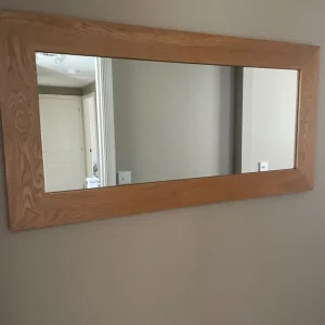Oak surround mirror
