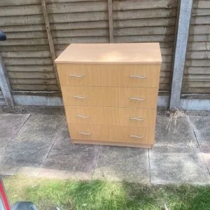 Beech 4 Drawer Chest - Image 5