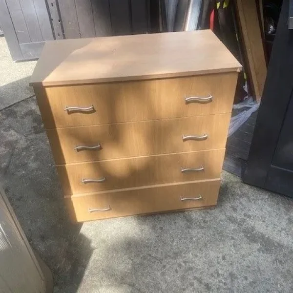 Beech 4 Drawer Chest