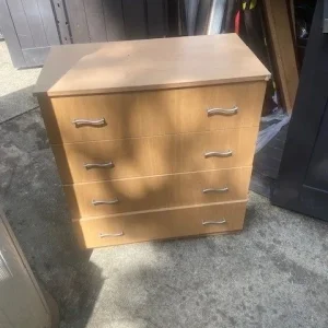 Beech 4 Drawer Chest