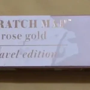 Scratch Map Rose Gold - Travel Edition - Brand New - Image 2