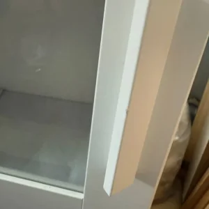 IKEA Brimnes White Square Glass Front Cabinet x 3 - Image 2