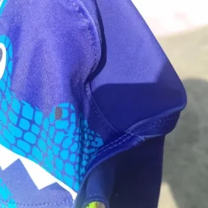 Kids stretchy swim hat with neck shade - Image 3