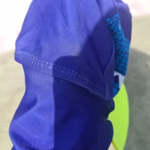 Kids stretchy swim hat with neck shade - Image 5
