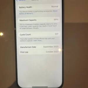 iPhone 15 Pro Natural Titanium, 128GB, 89% Battery Health - Image 7