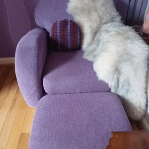 2 seater sofa and chair