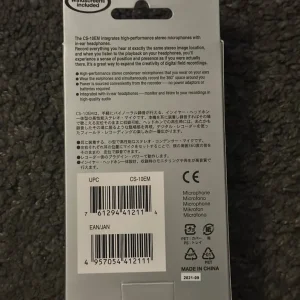 Roland CS-10EM Binaural Microphones and Earphones – Unused, Boxed - Image 2