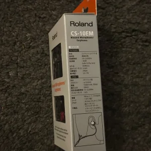 Roland CS-10EM Binaural Microphones and Earphones – Unused, Boxed - Image 3