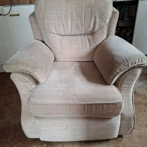 Beige Fabric Sofa