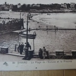COLLECTABLE: VINTAGE ANTIQUE EARLY 20th CENTURY FRENCH POSTCARDS. SET OF SIX. DINARD, PARIS etc. - Image 5