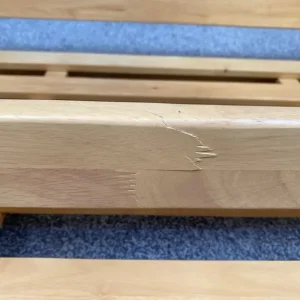 Solid Wood Futon Sofa Bed With Mattress And Cover - Image 6