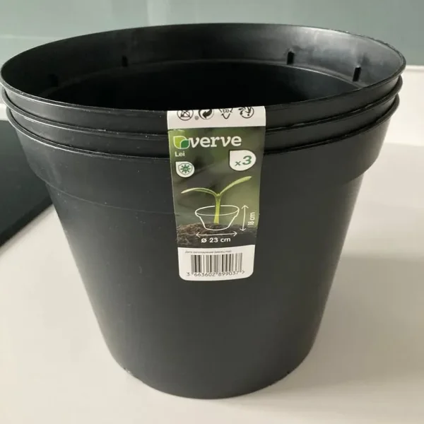 Set of 3 x 23cm Verve Plant Pots