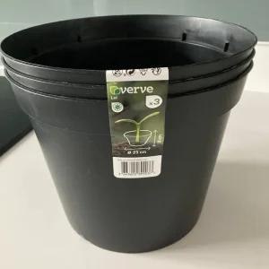 Set of 3 x 23cm Verve Plant Pots