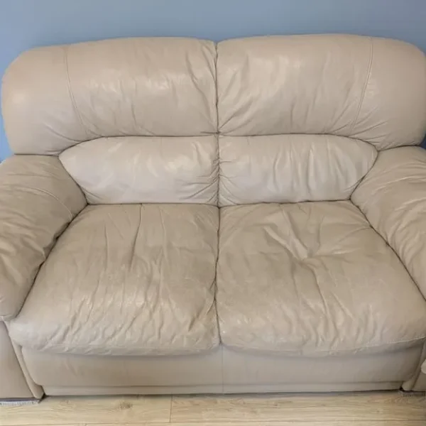 leather 2 seater sofa