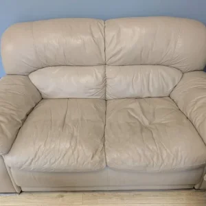 leather 2 seater sofa
