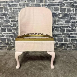 Pair of Vintage Lloyd Loom Style Chairs – Project Pieces - Image 3