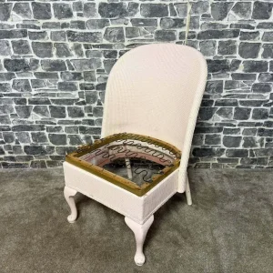 Pair of Vintage Lloyd Loom Style Chairs – Project Pieces - Image 6