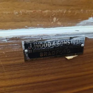 Vintage white Piano seat with storage - Image 7