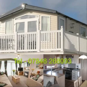 Two Bedroom Front Row Caravan (Sleeps 6) Veranda & Parking for Hire DEVON CLIFFS EXMOUTH DEVON - Image 2