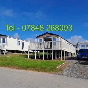 Two Bedroom Front Row Caravan (Sleeps 6) Veranda & Parking for Hire DEVON CLIFFS EXMOUTH DEVON - Image 3