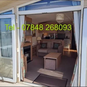 Two Bedroom Front Row Caravan (Sleeps 6) Veranda & Parking for Hire DEVON CLIFFS EXMOUTH DEVON - Image 7
