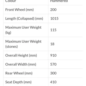 Aidapt Folding Push Wheelchair - Lightweight Aluminium with Hand Brakes - Image 6