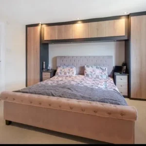 Cheltenham Upholstered Sleigh Bed by Three Posts