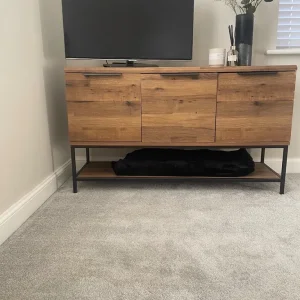 Dark Bronx Oak Effect TV Unit