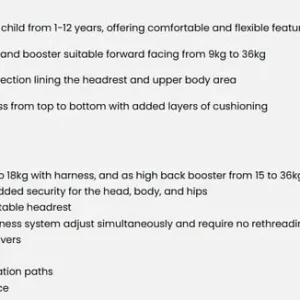 Joie Car Seat Group 1/2/3 - Image 7