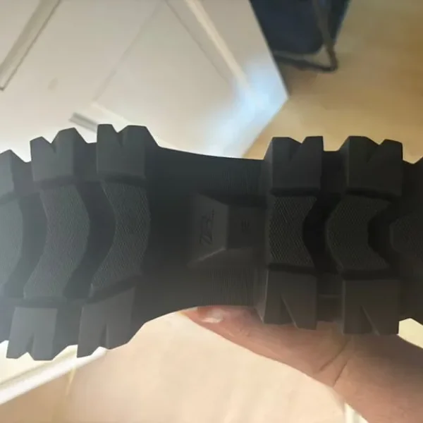 Zara Black Chelsea Chunkie Boots New - Size 45