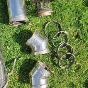 Class1 twinwall flue for wood burner multi fuel stove or oil boiler - Image 4