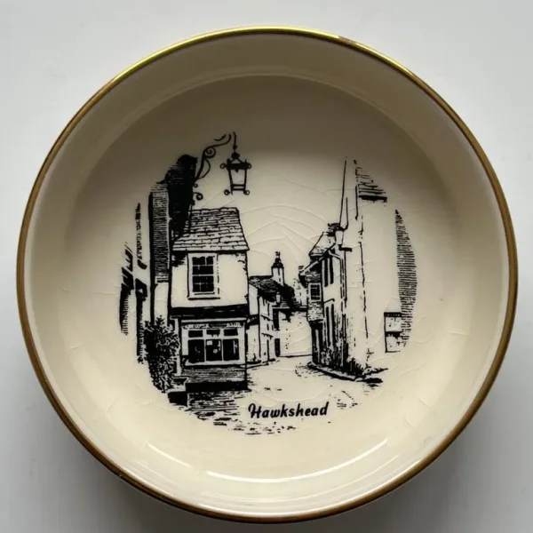 DISH - HAWKSHEAD, CUMBRIA, UK (PRINKNASH POTTERY)