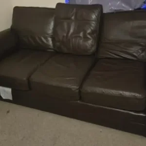 Real leather sofa
