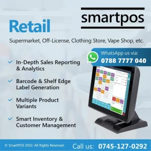 15” NEW EPOS System Retail Hospitality Salon Takeaway Restaurant With Software - Image 3