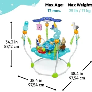 Bright Starts Activity Jumper Disney Baby Finding Nemo Sea of Activities - Image 3