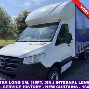 2021 Mercedes-Benz Sprinter 2.1 316Cdi Lwb 3.5t. EXTRA LONG 5m (17ft). Curtainside Tail Lift Eu 6...