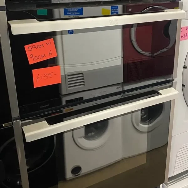 📞BLACK BEKO 90CM HIGH 59CM WIDE BUILT IN ELECTRIC OVEN