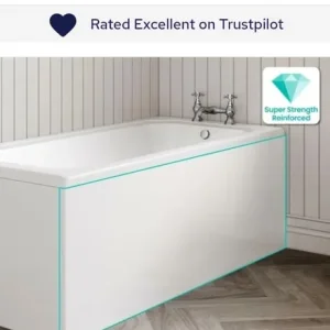 Bath panels as new. Straight Front and End Panel - Image 5