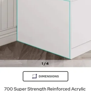 Bath panels as new. Straight Front and End Panel - Image 6