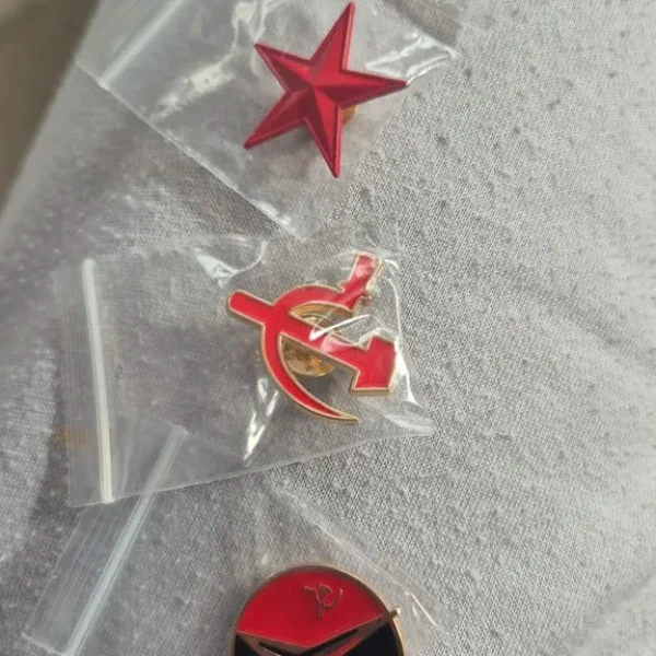 Enamel badges - military style?