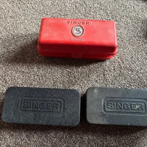 Vintage Singer Accessory Box’s x 2 & Button hole maker