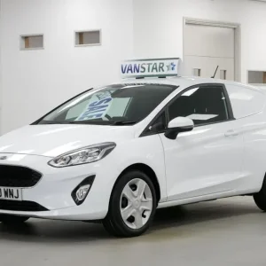 2020 Ford Fiesta Van 1.5 TDCI 85 BHP – Frozen White with Air Con, Sat Nav, Full Electric Features - Image 2