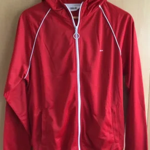 RED SOLID SPORT CARDIGAN SIZE M