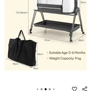 Bedside baby cot bed - Image 3