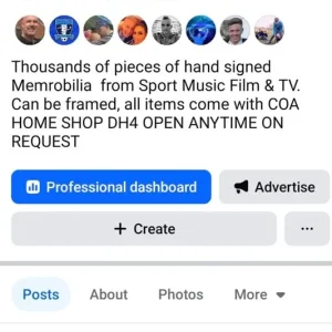 BOBBY CHARLTON HAND SIGNED - Image 7