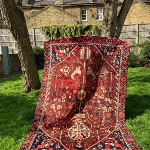 Large antique Persian rug from Tabriz - Image 2