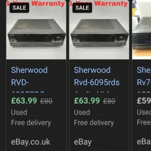 Reciver active subwoofer and center speaker - Image 3