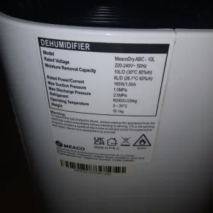 MeacoDry ABC - 10L Dehumidifier