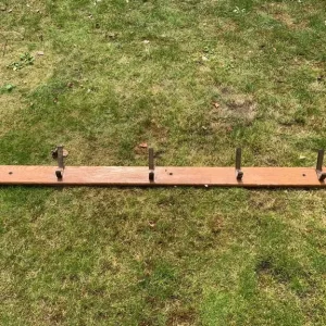 Coat hooks and rail - Image 3